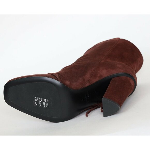 GIUSEPPE ZANOTTI BOOTS ALABAMA ANKLE BOOTIES FRINGE SUEDE LEATHER - Picture 10 of 11